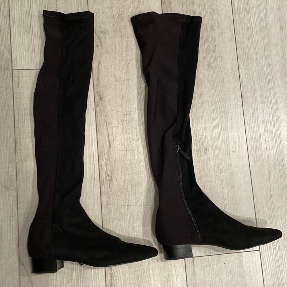 Knee High Black Boots from ZARA - like new